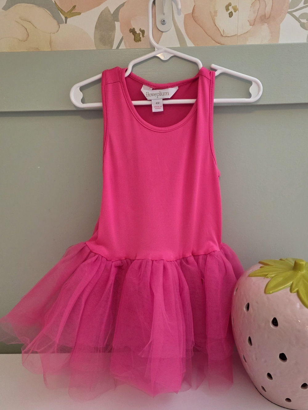 Iloveplum Size 4y Or 4t Hot Pink Tutu Dance Leotard 4